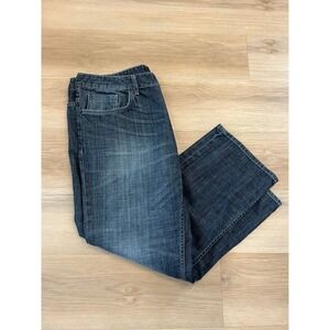 Buffalo David Bitton Driven-X Basic Dark Wash Jean Straight Stretch Size 40/30